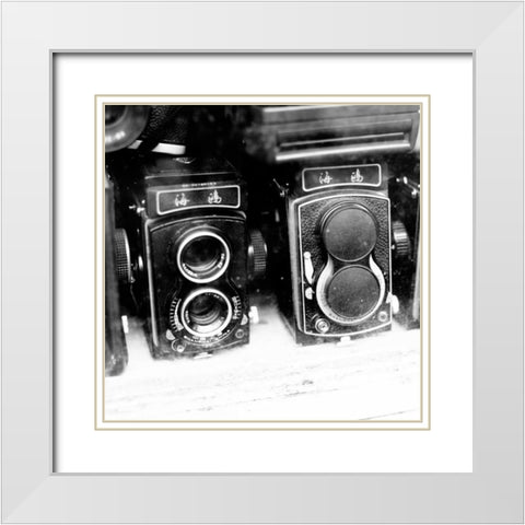 Rare Finds II White Modern Wood Framed Art Print with Double Matting by Bryant, Susan