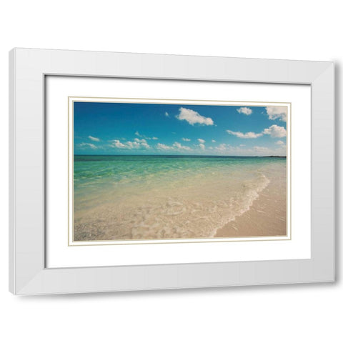 Bimini Day White Modern Wood Framed Art Print with Double Matting by Bryant, Susan