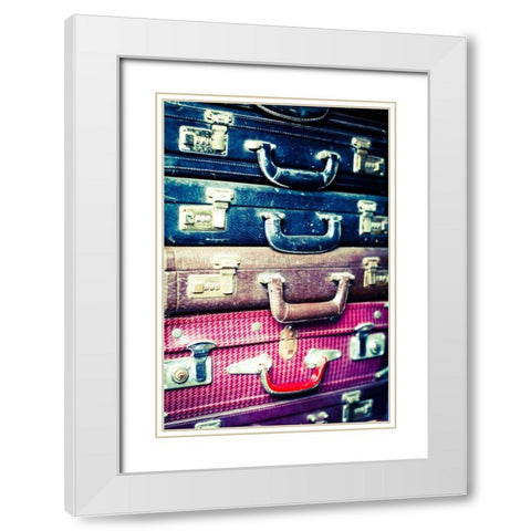 Eastern Travels II White Modern Wood Framed Art Print with Double Matting by Bryant, Susan
