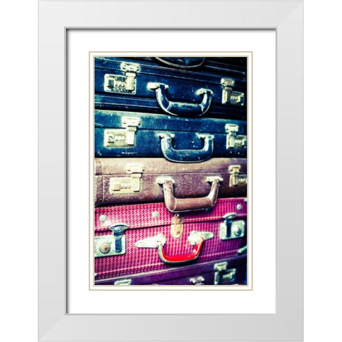 Eastern Travels II White Modern Wood Framed Art Print with Double Matting by Bryant, Susan