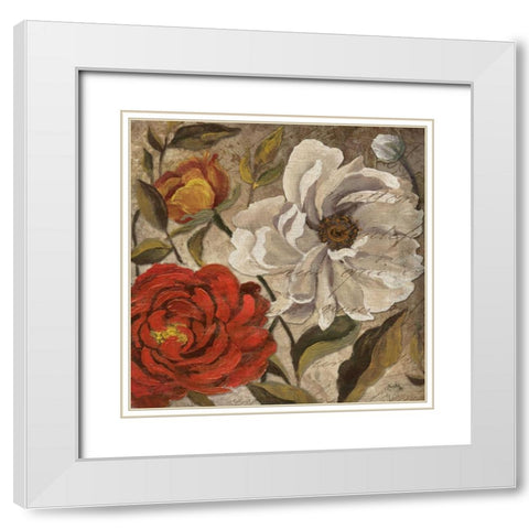 Versailles II White Modern Wood Framed Art Print with Double Matting by Medley, Elizabeth