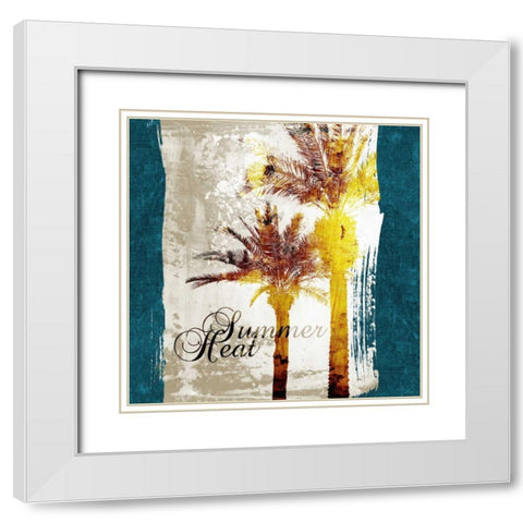 Summer Heat White Modern Wood Framed Art Print with Double Matting by Spaeth, John