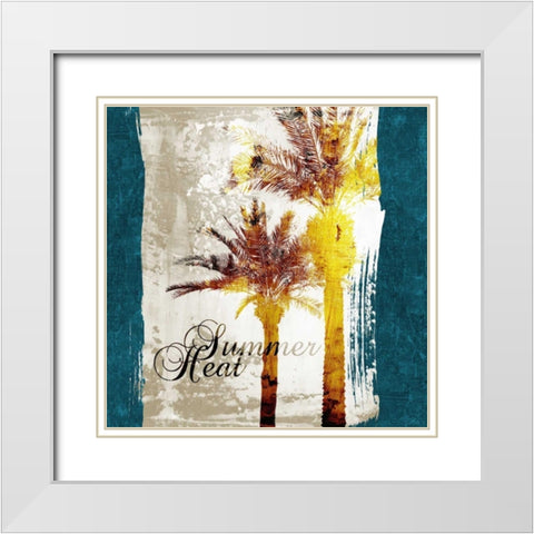 Summer Heat White Modern Wood Framed Art Print with Double Matting by Spaeth, John
