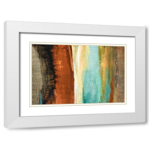 Rustic Sea White Modern Wood Framed Art Print with Double Matting by Loreth, Lanie