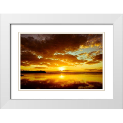 Faith White Modern Wood Framed Art Print with Double Matting by Nawrocke, Bruce