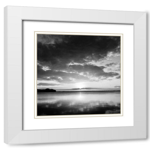 Faith White Modern Wood Framed Art Print with Double Matting by Nawrocke, Bruce