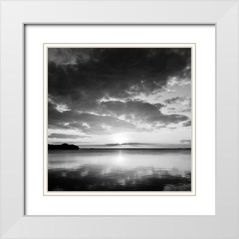 Faith White Modern Wood Framed Art Print with Double Matting by Nawrocke, Bruce