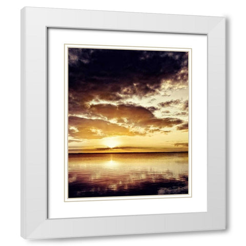 Faith White Modern Wood Framed Art Print with Double Matting by Nawrocke, Bruce