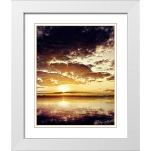 Faith White Modern Wood Framed Art Print with Double Matting by Nawrocke, Bruce