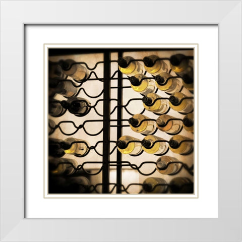 Wine Selection II White Modern Wood Framed Art Print with Double Matting by Coppel, Anna