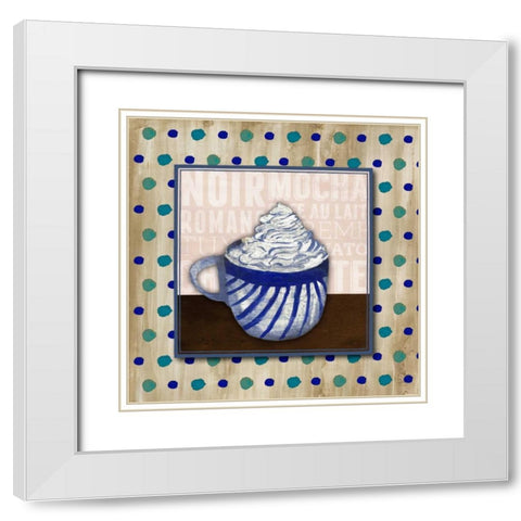 Morning Brew III White Modern Wood Framed Art Print with Double Matting by Medley, Elizabeth