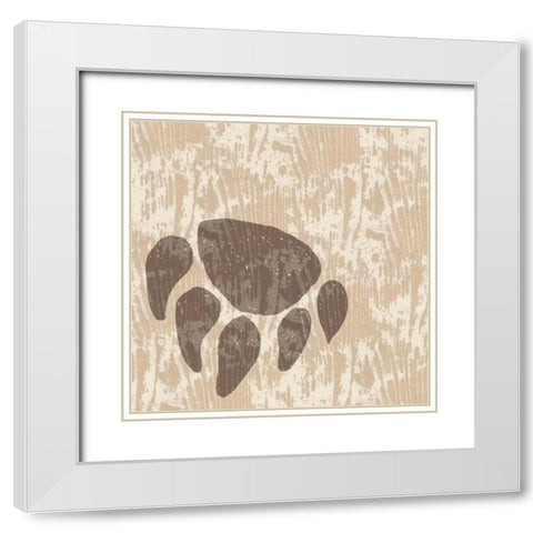 Spirit Lodge VI White Modern Wood Framed Art Print with Double Matting by Biscardi, Nicholas