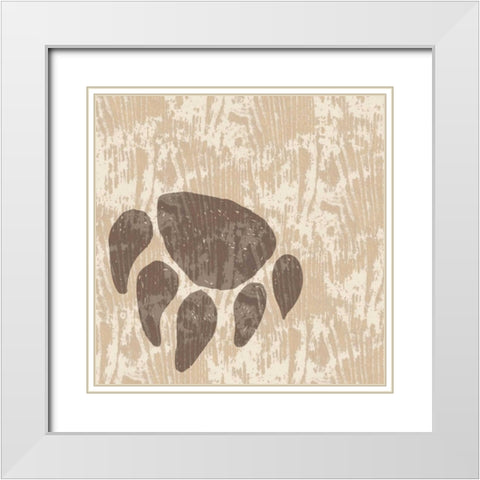 Spirit Lodge VI White Modern Wood Framed Art Print with Double Matting by Biscardi, Nicholas