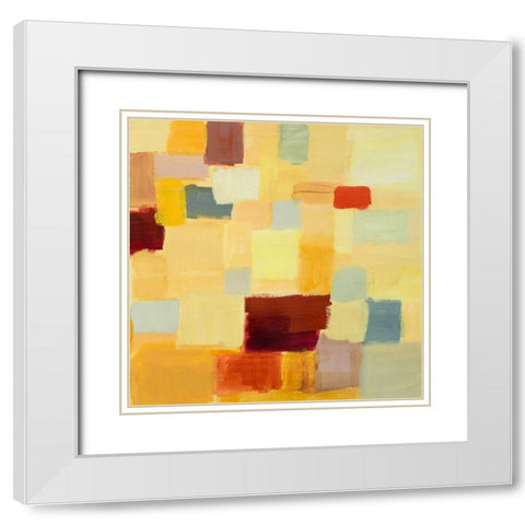Moment in Time Square II White Modern Wood Framed Art Print with Double Matting by Loreth, Lanie