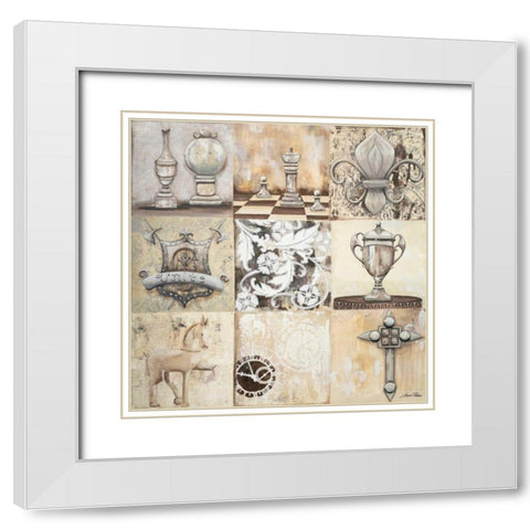 Roman Empire I White Modern Wood Framed Art Print with Double Matting by Ritter, Gina