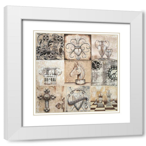 Roman Empire II White Modern Wood Framed Art Print with Double Matting by Ritter, Gina