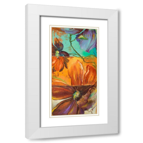 Modernismo I White Modern Wood Framed Art Print with Double Matting by Pinto, Patricia