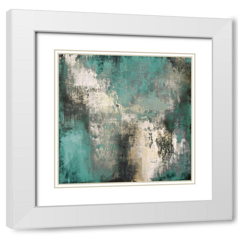 Autumn Potential II White Modern Wood Framed Art Print with Double Matting by Marcon, Michael