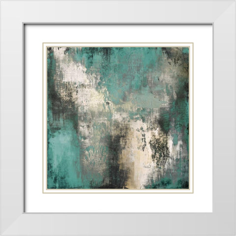 Autumn Potential II White Modern Wood Framed Art Print with Double Matting by Marcon, Michael