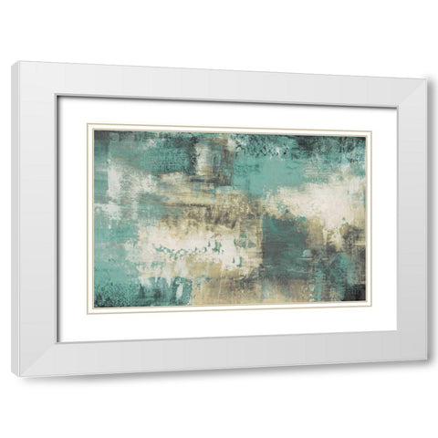 Autumn Potential II White Modern Wood Framed Art Print with Double Matting by Marcon, Michael