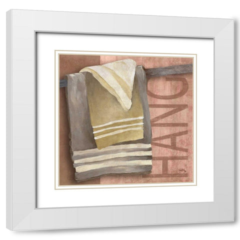 Hang White Modern Wood Framed Art Print with Double Matting by Medley, Elizabeth