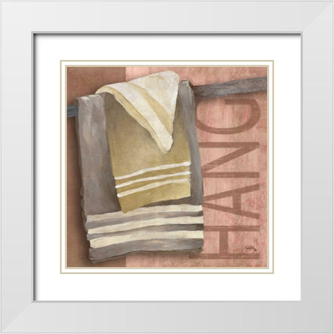 Hang White Modern Wood Framed Art Print with Double Matting by Medley, Elizabeth