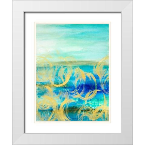 Caught up in the Wind II White Modern Wood Framed Art Print with Double Matting by Loreth, Lanie