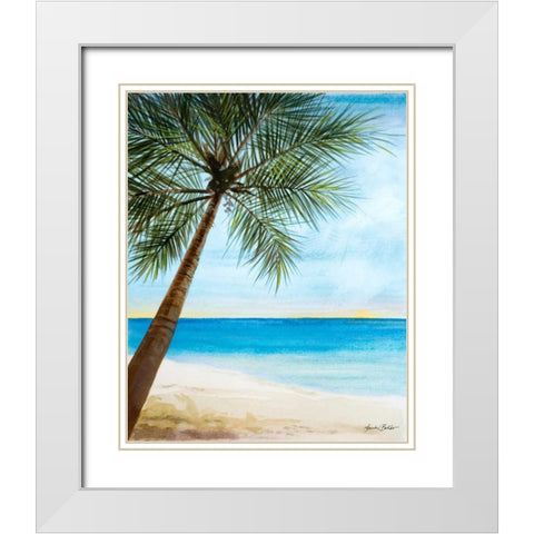 Way Out I White Modern Wood Framed Art Print with Double Matting by Baliko, Linda