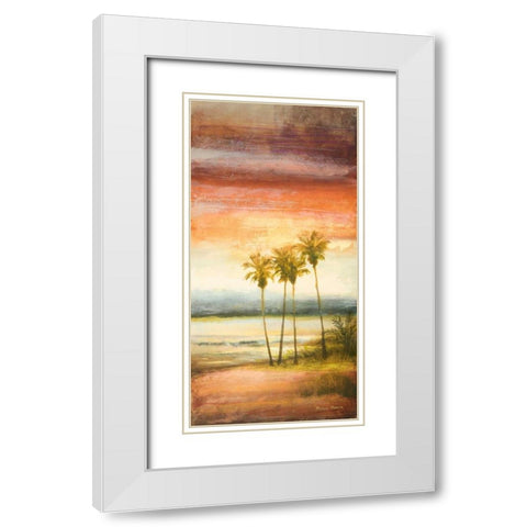 After the Storm White Modern Wood Framed Art Print with Double Matting by Marcon, Michael