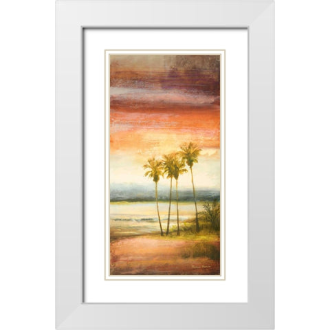 After the Storm White Modern Wood Framed Art Print with Double Matting by Marcon, Michael