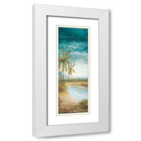 Return to the Sea White Modern Wood Framed Art Print with Double Matting by Marcon, Michael
