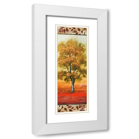 The Way of Nature I White Modern Wood Framed Art Print with Double Matting by Marcon, Michael