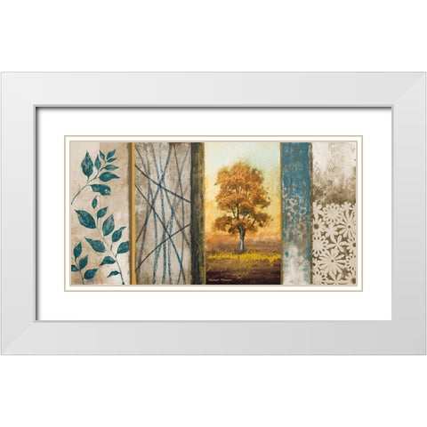 The Way of Nature I White Modern Wood Framed Art Print with Double Matting by Marcon, Michael