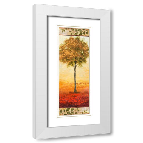 The Way of Nature II White Modern Wood Framed Art Print with Double Matting by Marcon, Michael