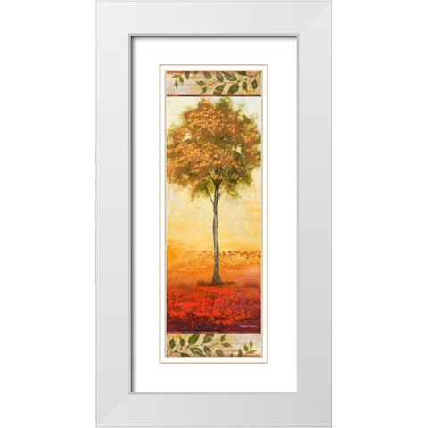 The Way of Nature II White Modern Wood Framed Art Print with Double Matting by Marcon, Michael