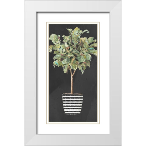 Essential Compliment on Black II White Modern Wood Framed Art Print with Double Matting by Pinto, Patricia