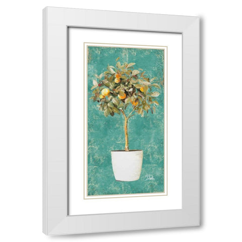 Essential Compliment II White Modern Wood Framed Art Print with Double Matting by Pinto, Patricia