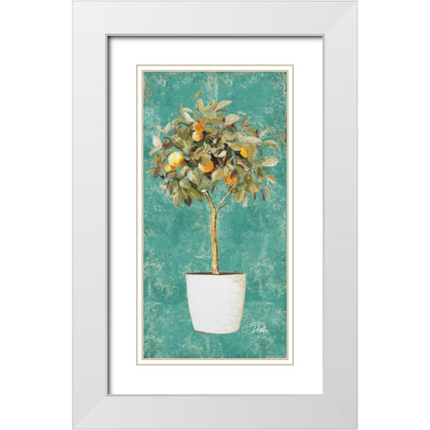 Essential Compliment II White Modern Wood Framed Art Print with Double Matting by Pinto, Patricia