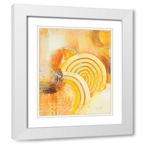 Above and Beyond I White Modern Wood Framed Art Print with Double Matting by Loreth, Lanie