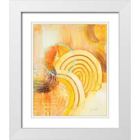 Above and Beyond I White Modern Wood Framed Art Print with Double Matting by Loreth, Lanie