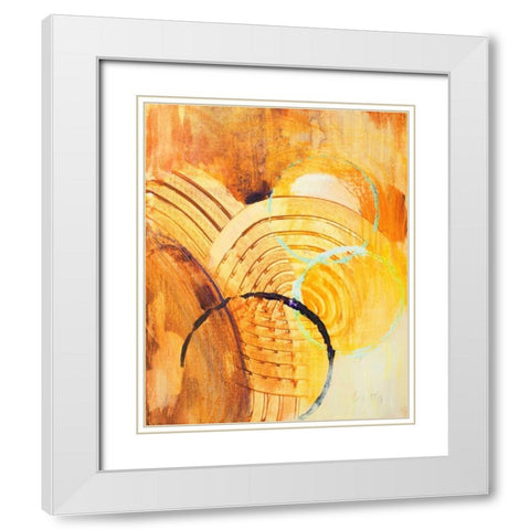 Above and Beyond II White Modern Wood Framed Art Print with Double Matting by Loreth, Lanie