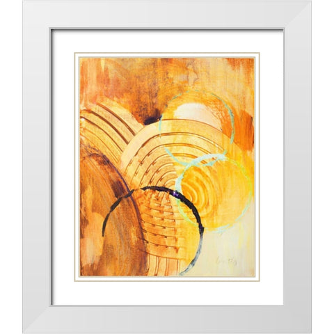 Above and Beyond II White Modern Wood Framed Art Print with Double Matting by Loreth, Lanie