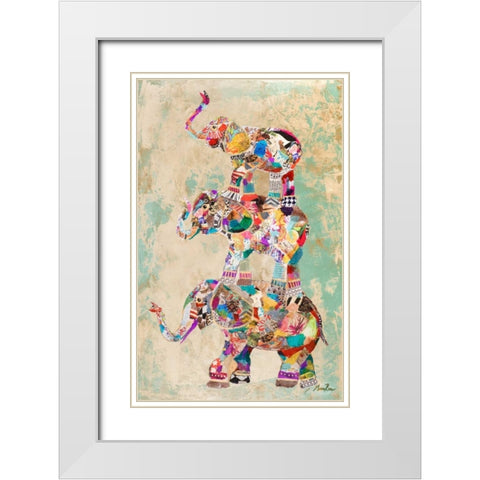 Trunk Show I White Modern Wood Framed Art Print with Double Matting by Ritter, Gina