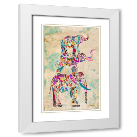 Trunk Show II White Modern Wood Framed Art Print with Double Matting by Ritter, Gina