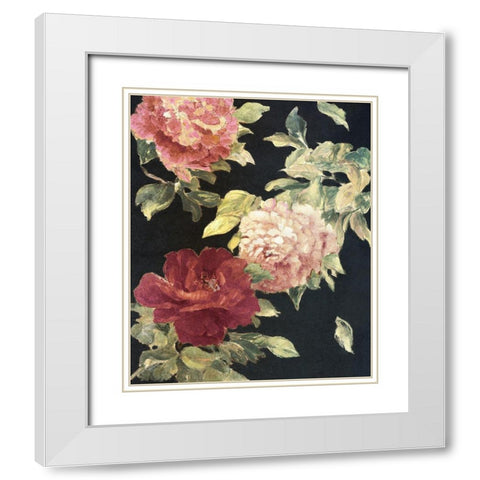 Beauty of the Dark Blossom White Modern Wood Framed Art Print with Double Matting by Loreth, Lanie