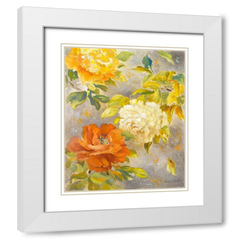 Beauty of the Blossom White Modern Wood Framed Art Print with Double Matting by Loreth, Lanie