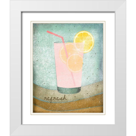 Refresh White Modern Wood Framed Art Print with Double Matting by Albert, Beth