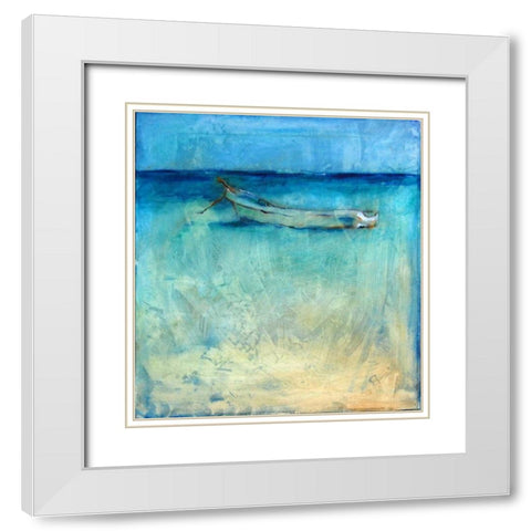 Mexican Morning White Modern Wood Framed Art Print with Double Matting by Hoffman, Kate