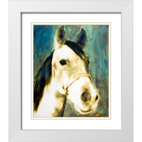 Portrait of Tony White Modern Wood Framed Art Print with Double Matting by Hoffman, Kate