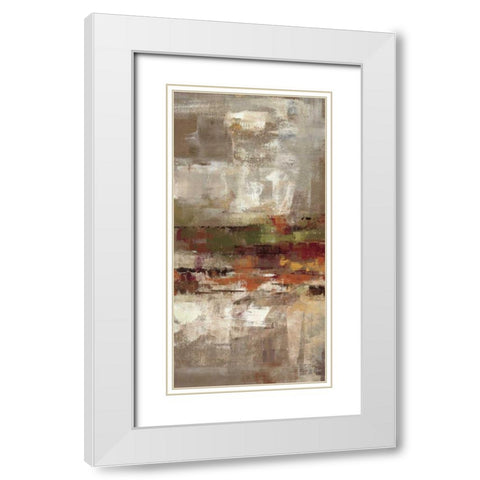 Landing Panel I White Modern Wood Framed Art Print with Double Matting by Vassileva, Silvia